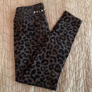 Balance Athletica black leopard print leggings